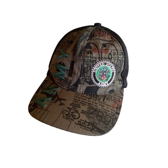 United States Army Embroidered Graphic Hat Cap Adjustable - Picture 1 of 7